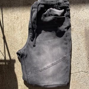Hollister joggers black faded wash